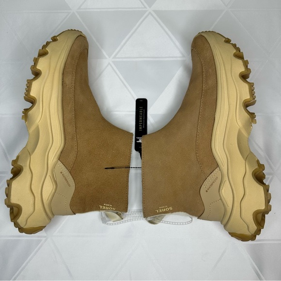 NEW Sorel Women Kinetic Breakthru Acadia Waterproof Boot Tawny Buff Ceramic Sz 8 - Picture 4 of 10